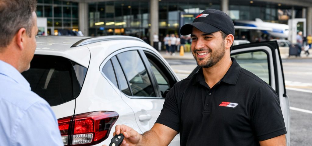 Servicio de aparcacoches valet en aeropuerto