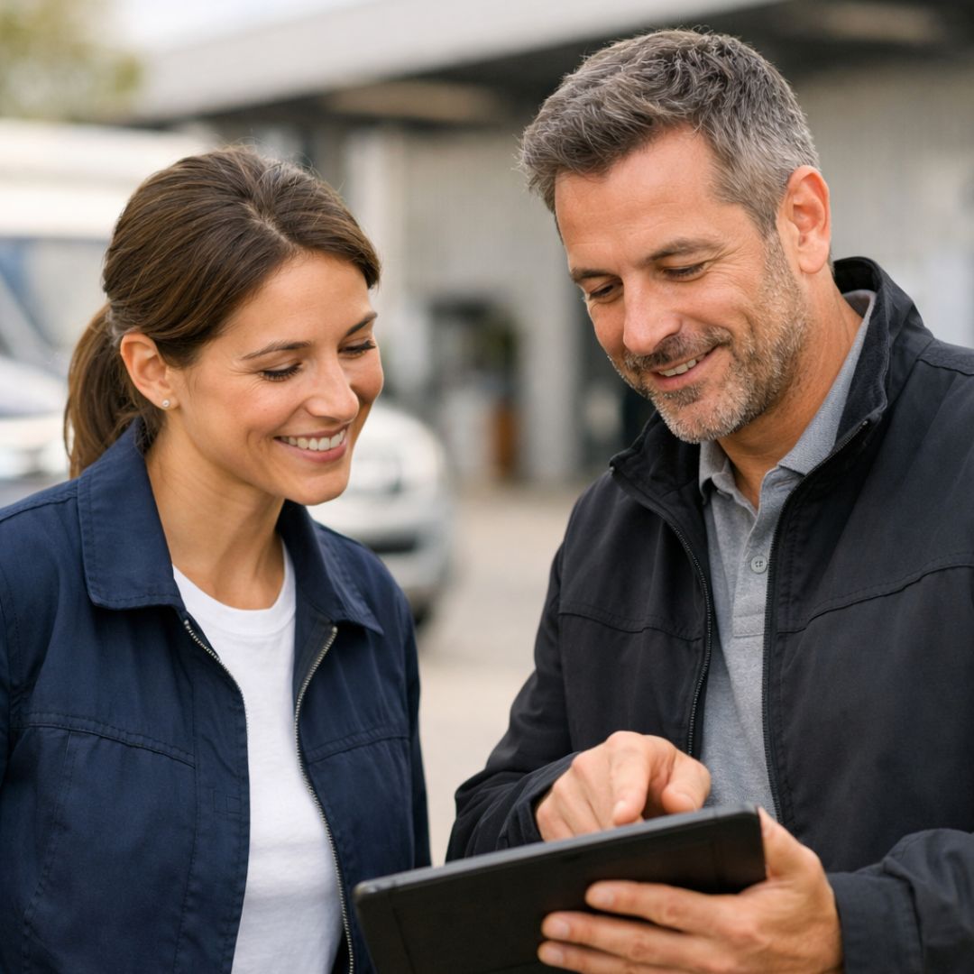 Atención directa para parking de caravanas